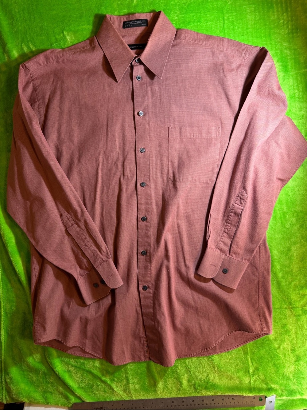 Claiborne Men’s Button-Up Shirt in Rose Mauve
